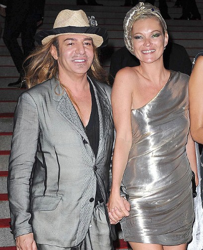 Galliano y Kate Moss