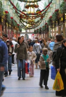 Tiendas en Navidad