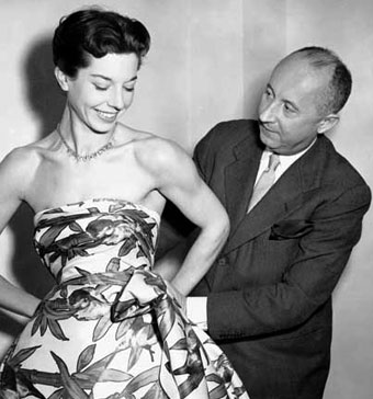 Dior y una modelo