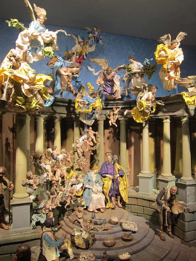 Belén con figuras de Salzillo