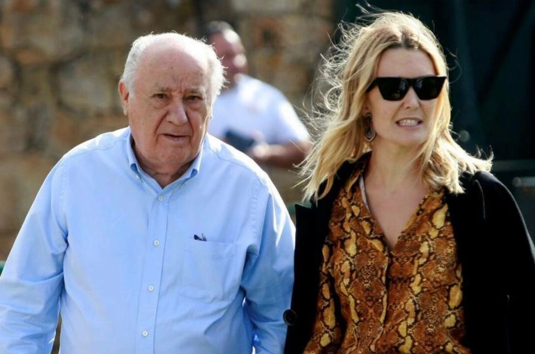 Amancio Ortega y su hija