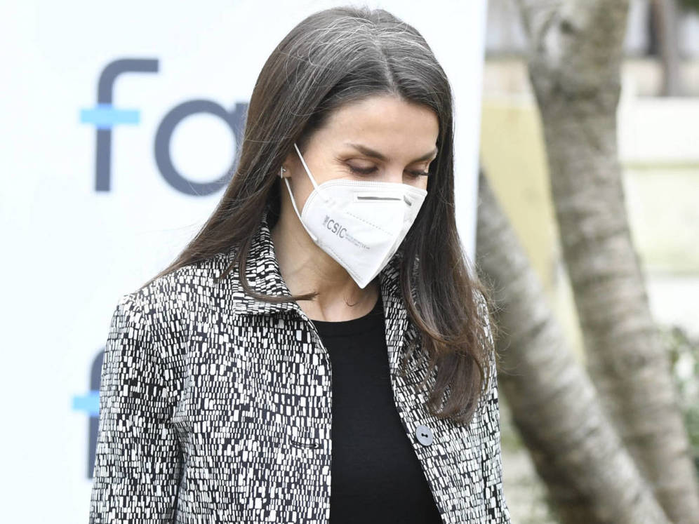 La Reina Letizia con canas