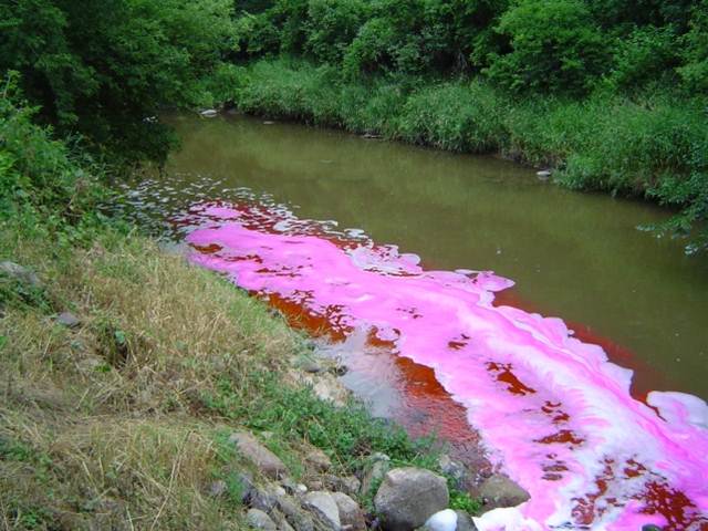 Contaminación por industria textil