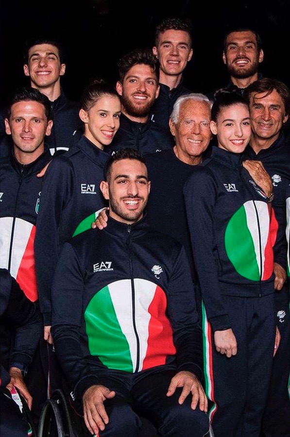 Armani y el equipo italiano