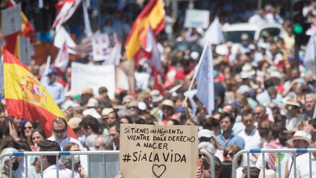 Marcha por la vida en Madrid