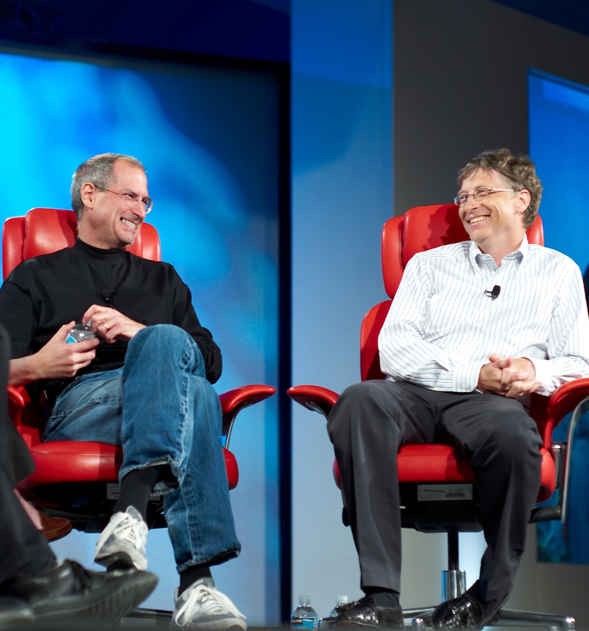 Steve Jobs y Bill Gates