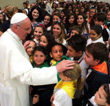 El Papa con los niños