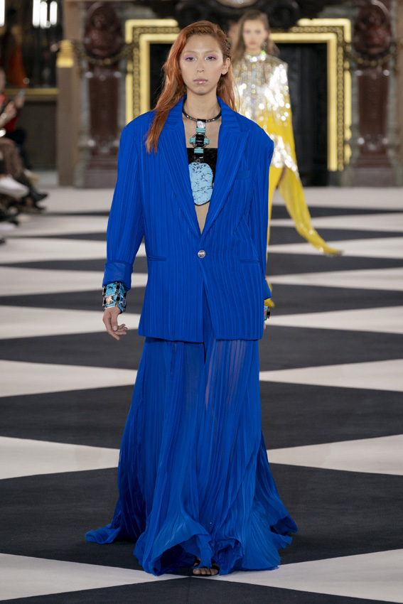 Falda y chaqueta de Balmain